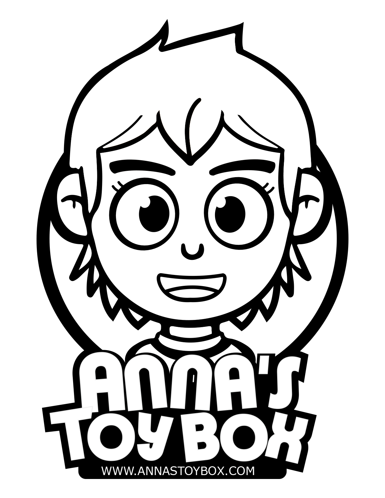 Anna's Toy Box Mascot Coloring Page